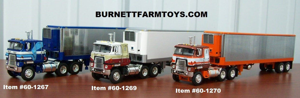 International Transtar Cabover with Vintage Refrigerated Trailer Sets