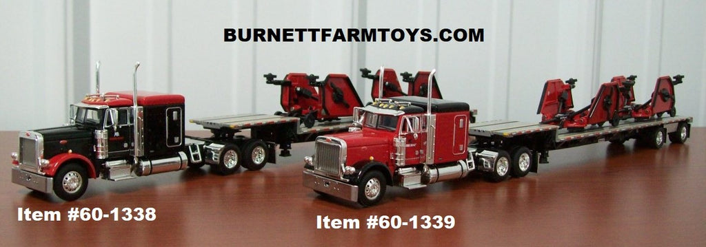 Bush Hog Tractor-Trailer Set with Rotary Cutter Load