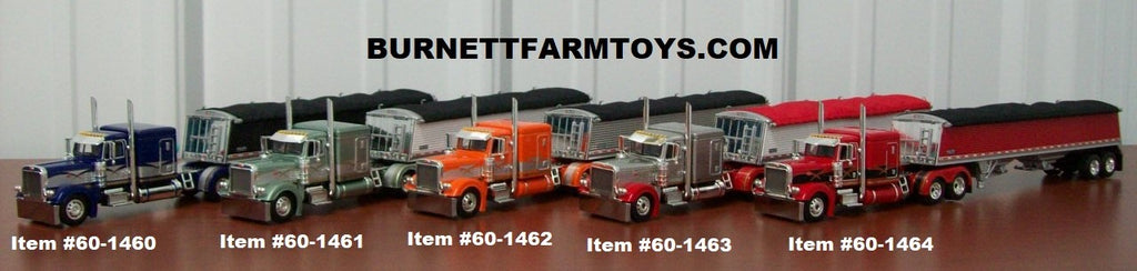 Five Peterbilt with Commander Trailer Sets Now Available as Set Only, Cab Only, or Trailer Only