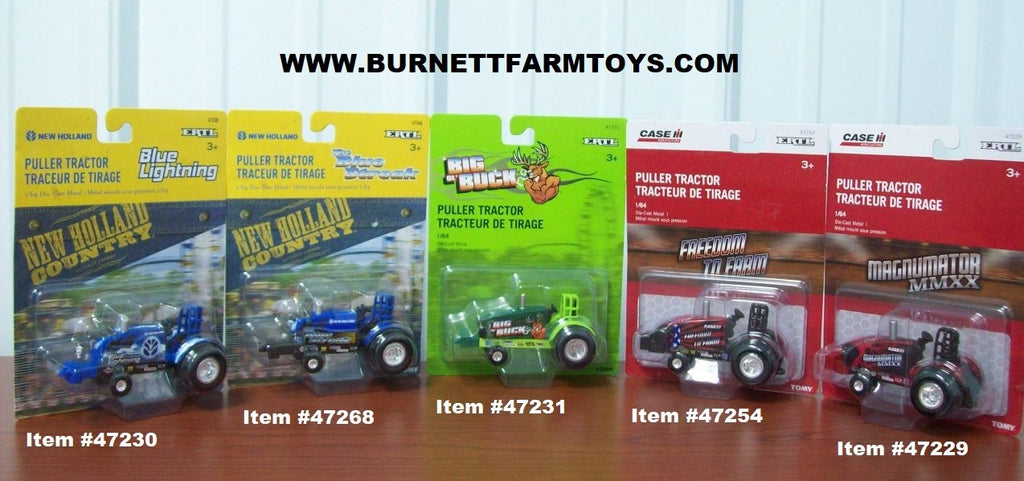 Pulling Tractors - 1/64 Scale - Ertl / Tomy
