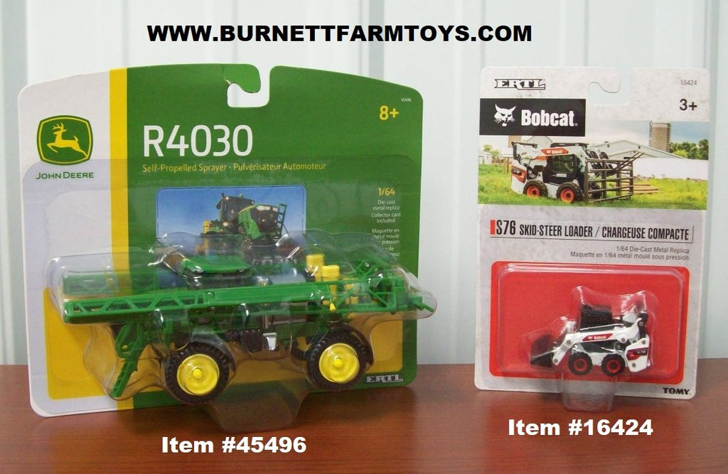 John Deere and Bobcat