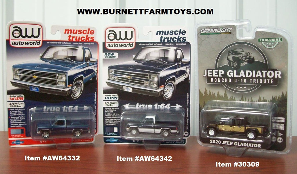 Chevy Square Body and Jeep Gladiator - 1/64 Scale