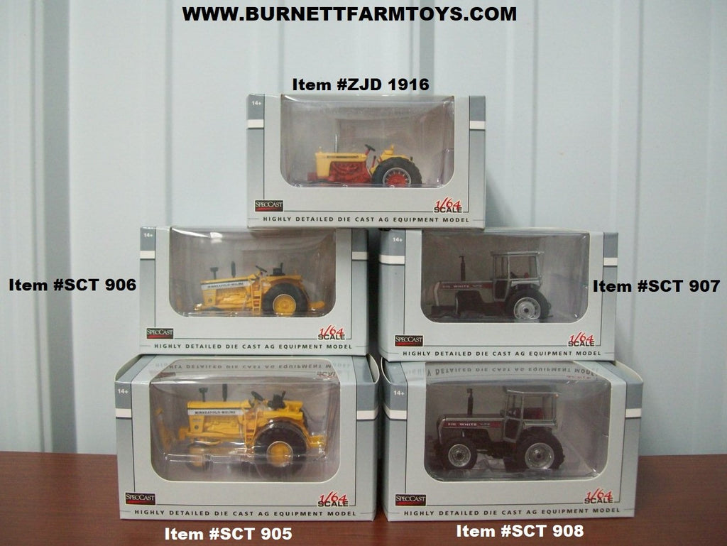 Fendt Combine and Minneapolis Moline White Case Fendt Tractors