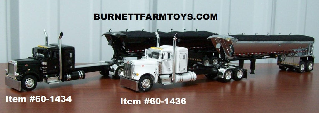 Peterbilt with MAC Half Round End Dump Trailers