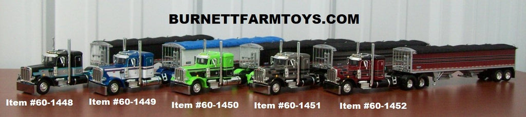 Peterbilt 359 36-inch Sleepers with Hopper Bottom Grain Trailers