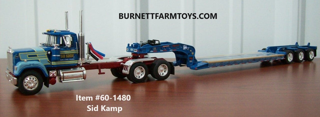 Sid Kamp Mack Superliner Day Cab with Lowboy Trailer