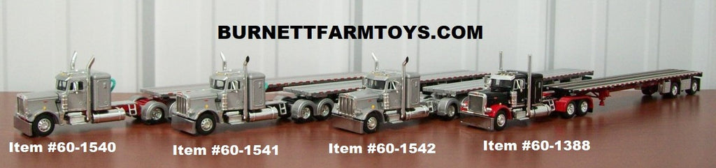 Peterbilt with Flatbed Trailers