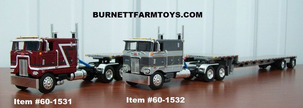 Peterbilt Cabover with Stepdeck Trailer Sets