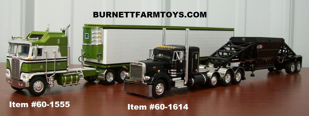 Kenworth Cabover Reefer and Peterbilt Bottom Dump Trailer