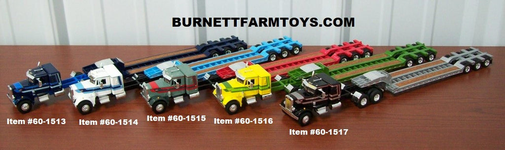 Peterbilt 351 36-inch Sleeper with Talbert Lowboy Trailer Sets