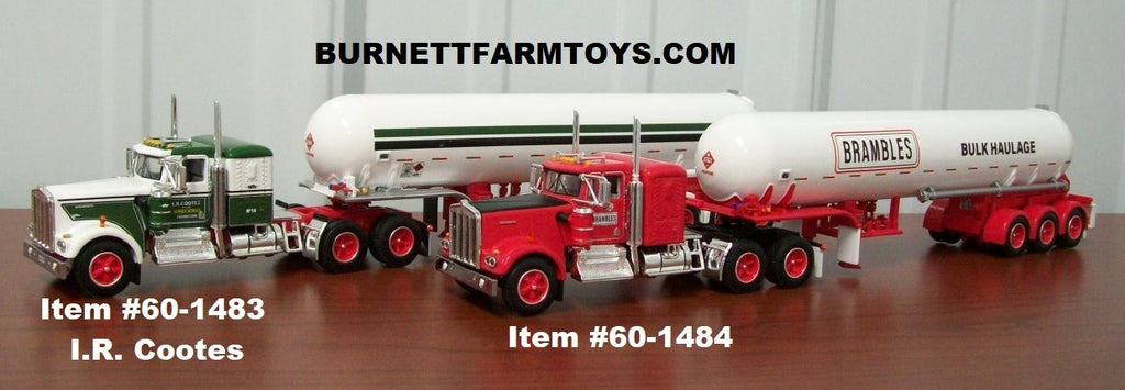 I.R. Cootes and Brambles Kenworth W990A 36-inch Sleeper Propane Tanker Trailer