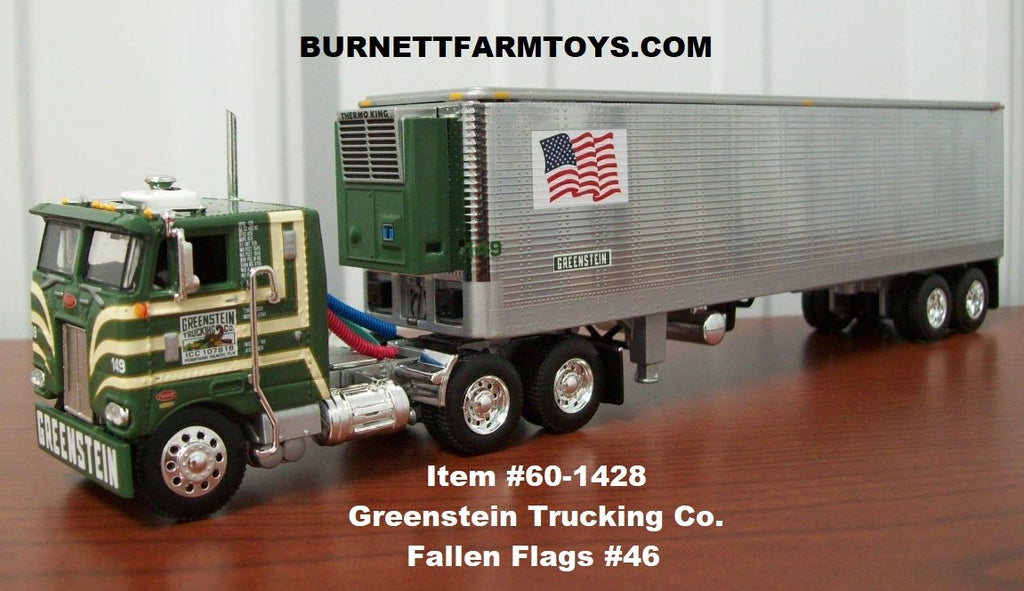 Greenstein Trucking Co. Peterbilt Cabover with Refrigerated Trailer