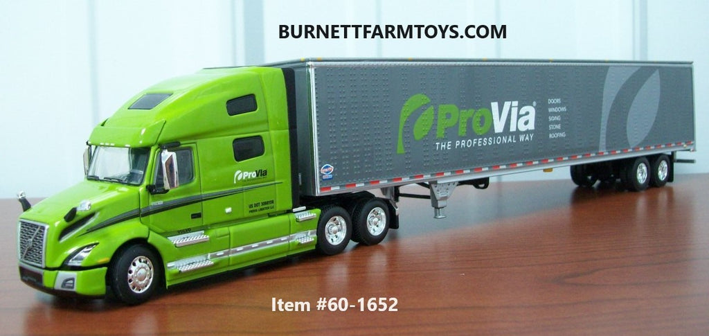 ProVia Volvo VNL 760 High Roof Sleeper with Van Trailer