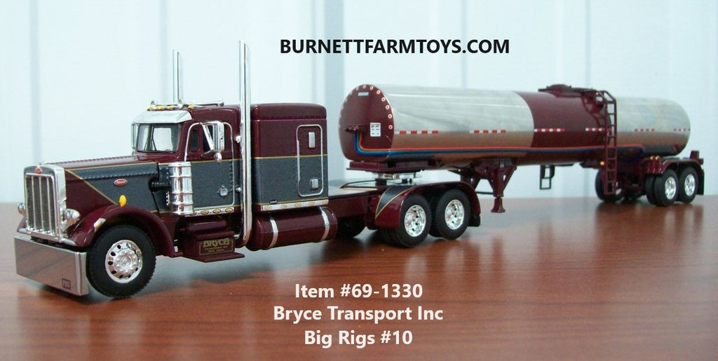 Bryce Transport Peterbilt with Asphalt Tanker