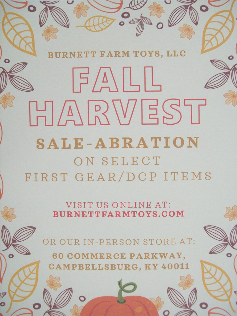 2023 Fall Harvest Sale on Select First Gear / DCP Items