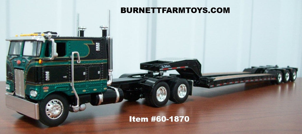 Peterbilt Cabover with Talbert Lowboy Trailer