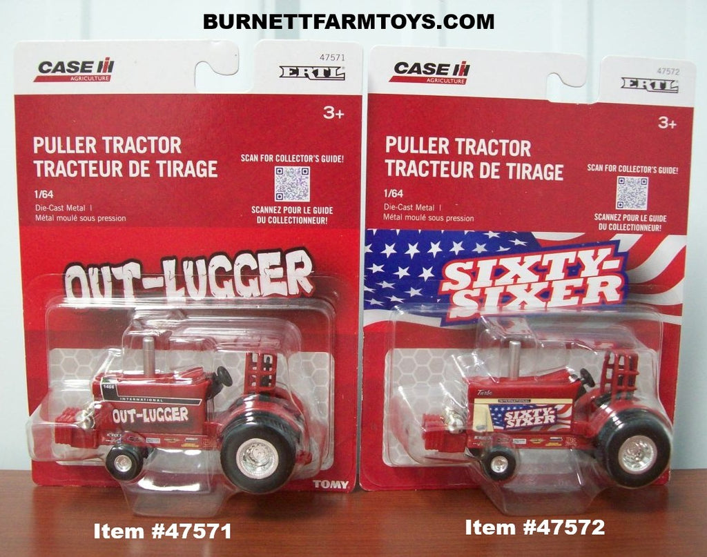 International 1466 Out-Lugger and 1066 Sixty-Sixer Pulling Tractors