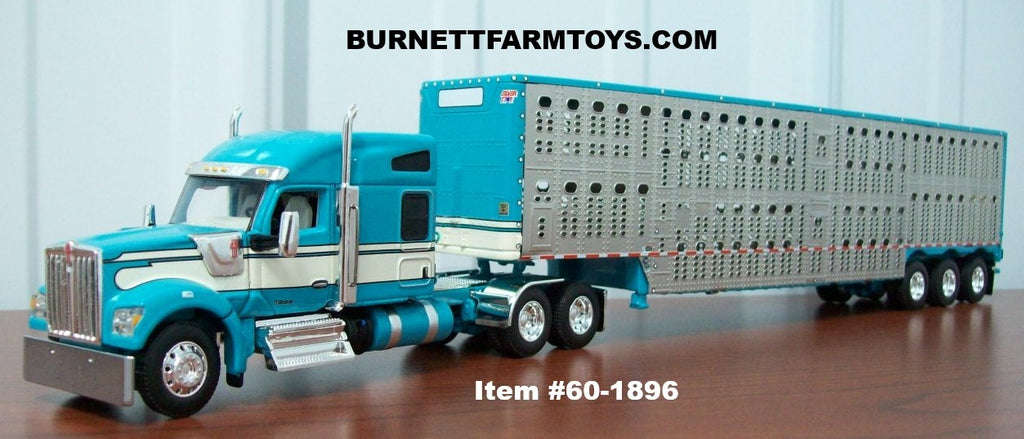 Kenworth W990 Sleeper with Livestock Trailer