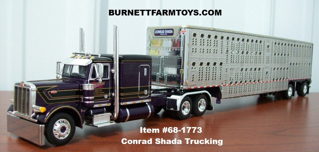 Conrad Shada Trucking - Peterbilt with Livestock Trailer