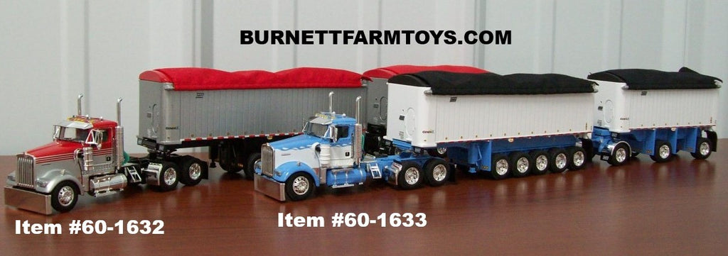 Kenworth with East Michigan Train End Dump Trailers