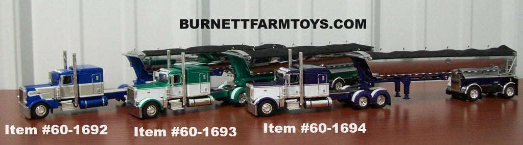 Peterbilt with MAC Round Dump Trailer Sets