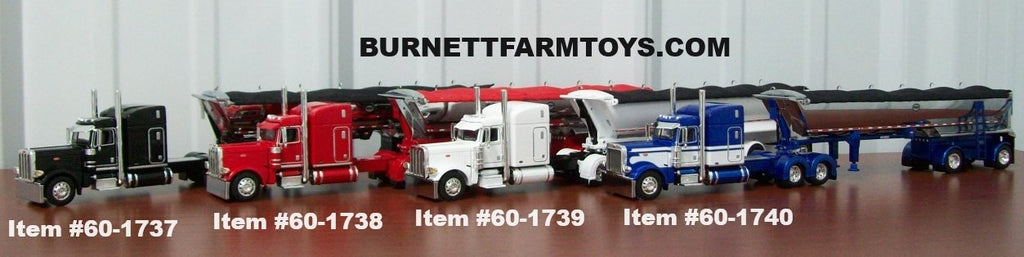 More Peterbilt with MAC Round Dump Trailers