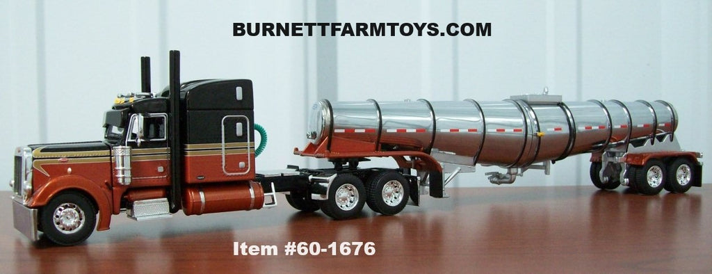 Peterbilt with Polar Deep Drop Tank Trailer