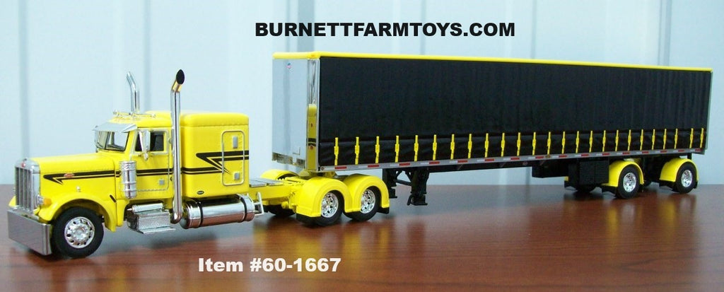 Peterbilt with Tautliner Flatbed Trailer