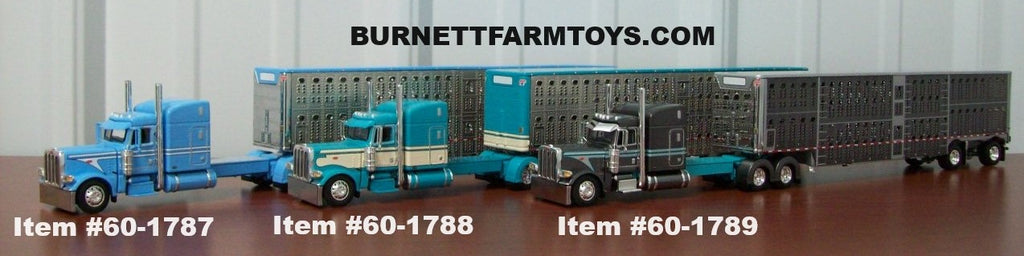 Peterbilt with Livestock Trailers