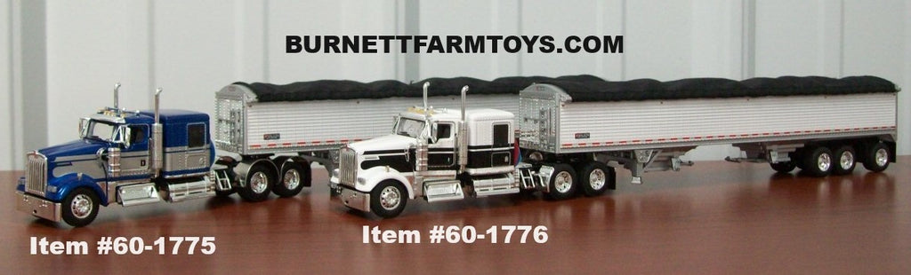 Kenworth with Hopper Bottom Grain Trailers