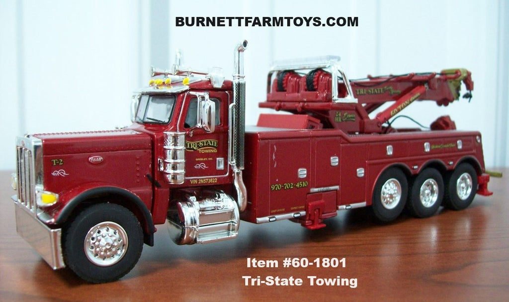 Tri-State Towing Burgundy Rotator Wrecker
