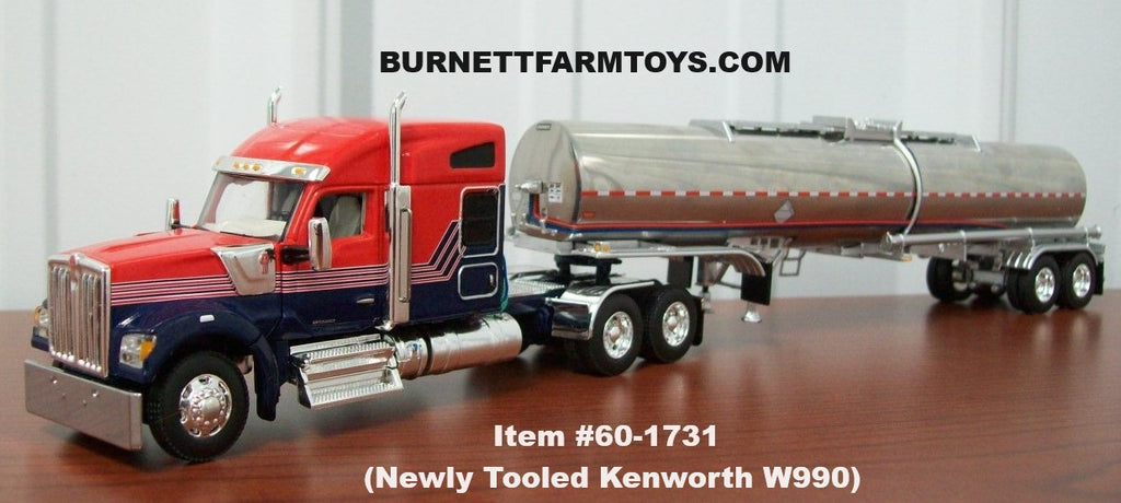 Newly Tooled Kenworth W990 with Brenner Chemical Tanker