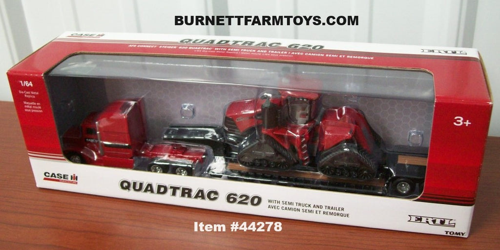 Case IH QuadTrac 620 Tractor with Semi Truck Trailer
