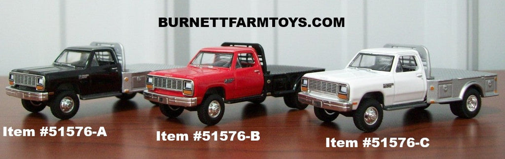 1985 Dodge Ram W350 Power Ram Dually Flatbed Pickup Trucks