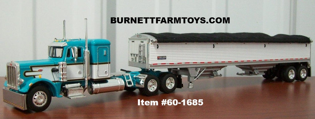 Peterbilt 359 36-inch Sleeper with Grain Trailer