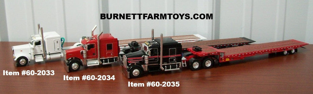 Peterbilt and Kenworth with Landoll Traveling Slide Axle Trailers