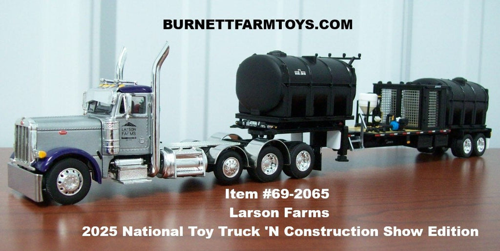 Larson Farms Peterbilt with DEMCO Liquid Tender Trailer
