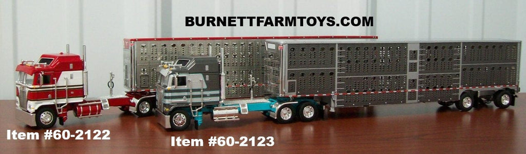Kenworth Cabover with Livestock Trailers