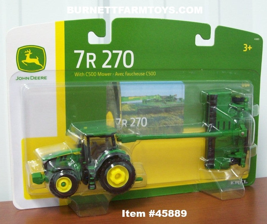 John Deere 7R 270 Tractor with Mower