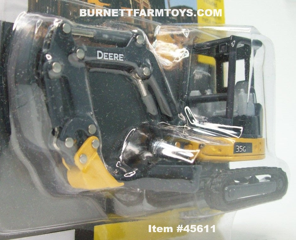 Item #45611 John Deere 35G Excavator - 1/64 Scale - Ertl / Tomy