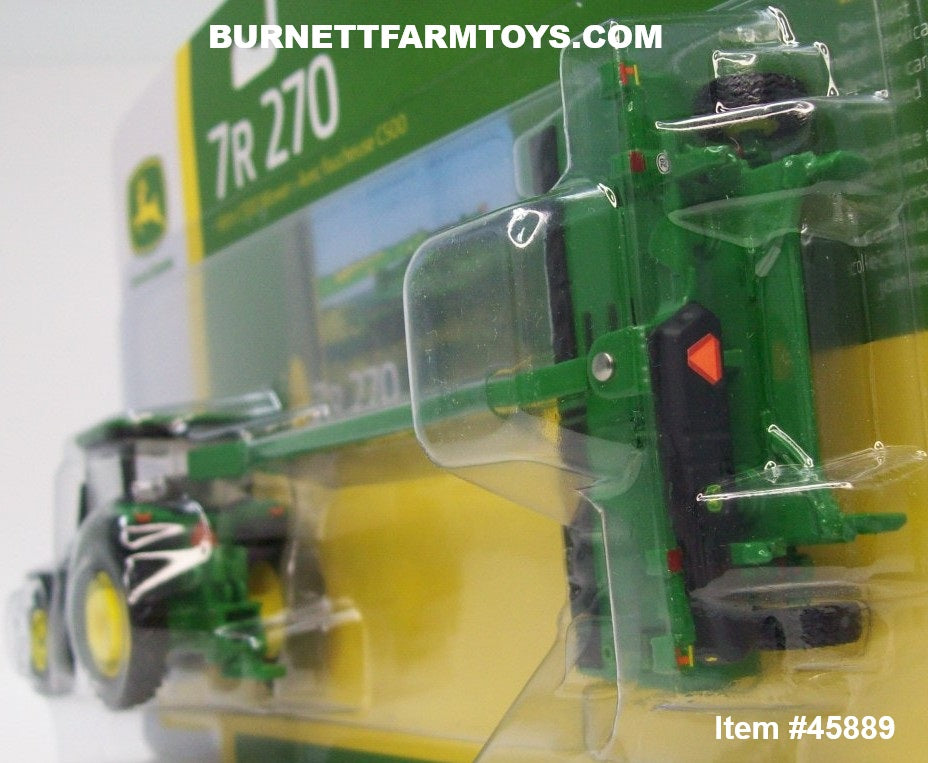 Item #45889 John Deere 7R 270 Tractor with C500 Mower - 1/64