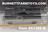 Item #51385-B Black Silver Yellow Stripe 1992 1st Generation RAM 4WD Pickup Truck with Roll Bar - 1/64 Scale - Greenlight
