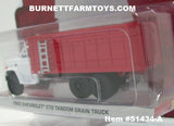 Item #51434-A White 1983 Chevrolet C70 Tandem Axle Grain Truck with Red Bed - 1/64 Scale - Greenlight