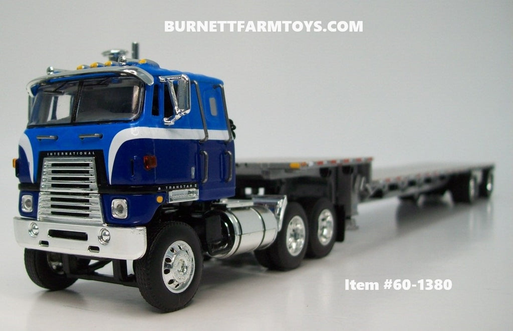 Item #60-1380 Two-Toned Blue White Stripe International Transtar COE w –  Burnett Farm Toys, LLC