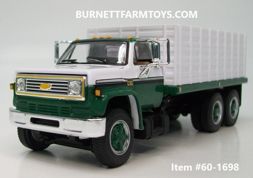 Item #60-1698 White Green Black Outline Chevrolet C65 Tandem Axle