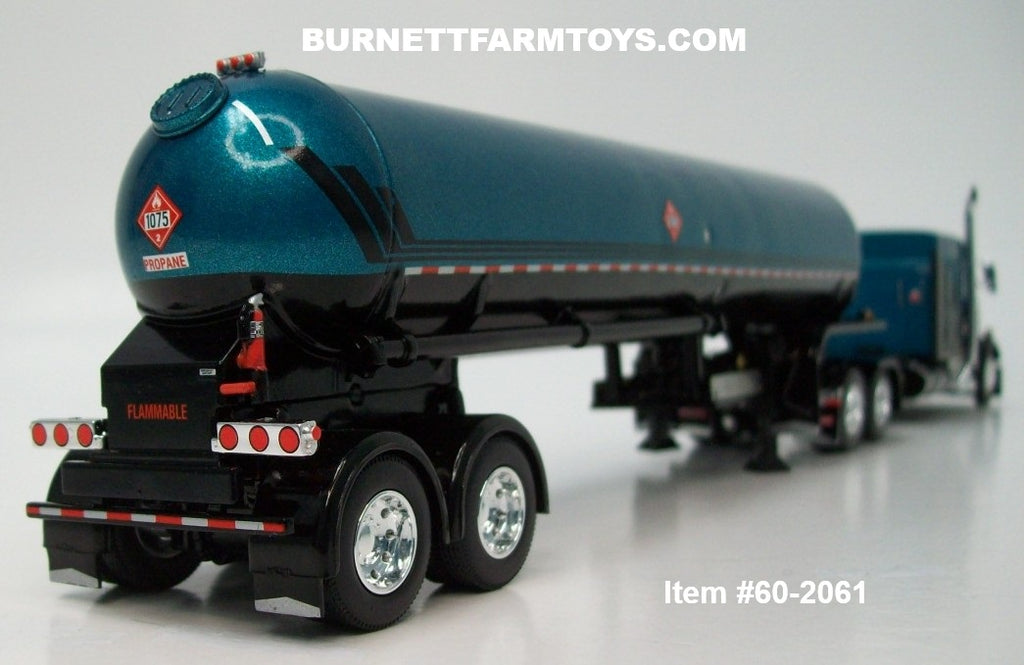 Item #60-2061 Teal Metallic Black Kenworth W900L 72-inch AeroCab