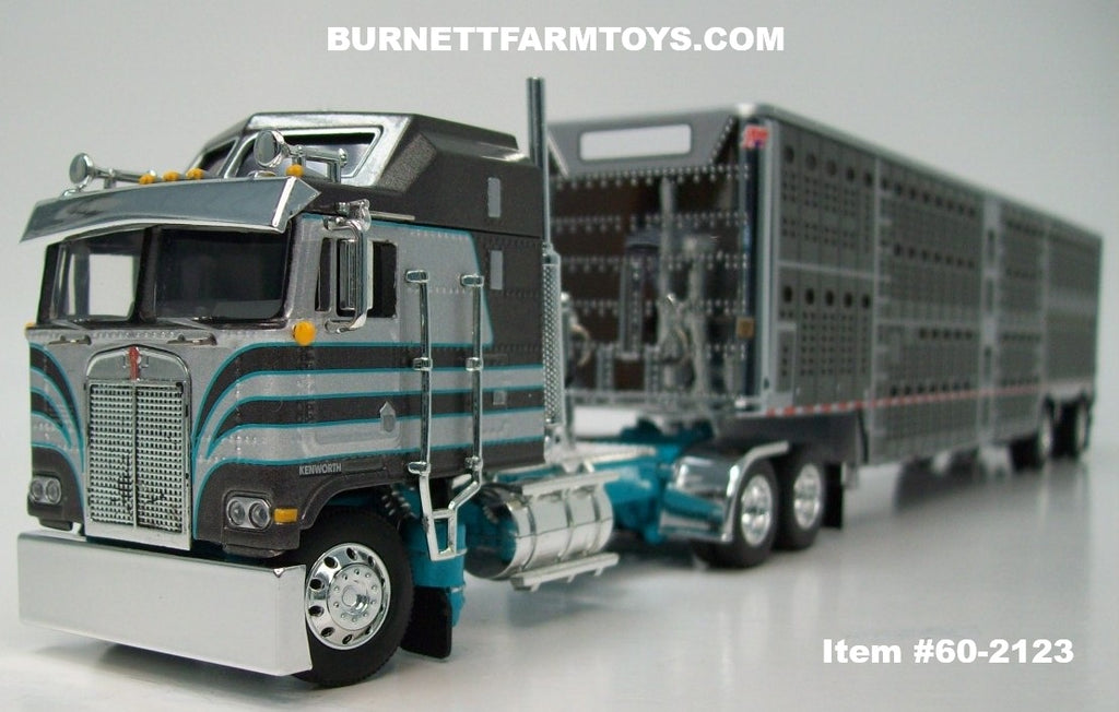 Item #60-2123 Dark Gray Silver Turquoise Kenworth K100 COE