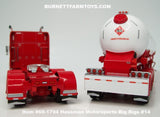 Item #69-1794 Hausman Motorsports Red White Tri-Axle Peterbilt 389 70-inch Mid Roof Sleeper with White Red Tri-Axle Mississippi LPG Tanker Trailer - Big Rigs #14