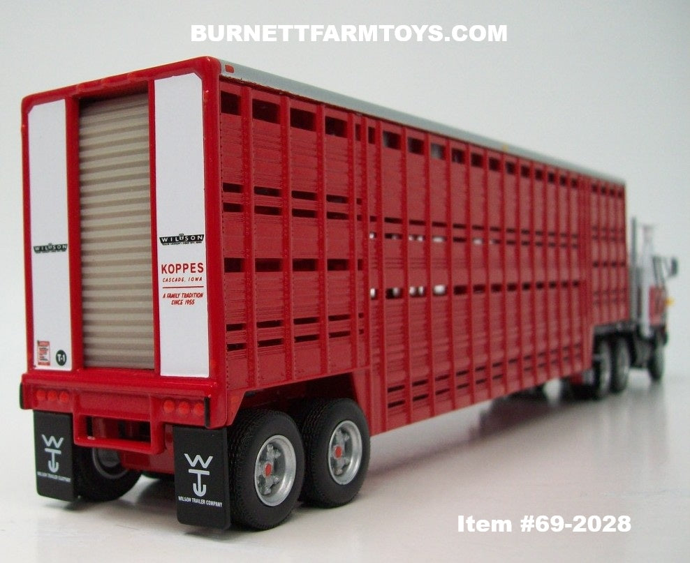 Item #69-2028 Koppes Truck Line White Red Black