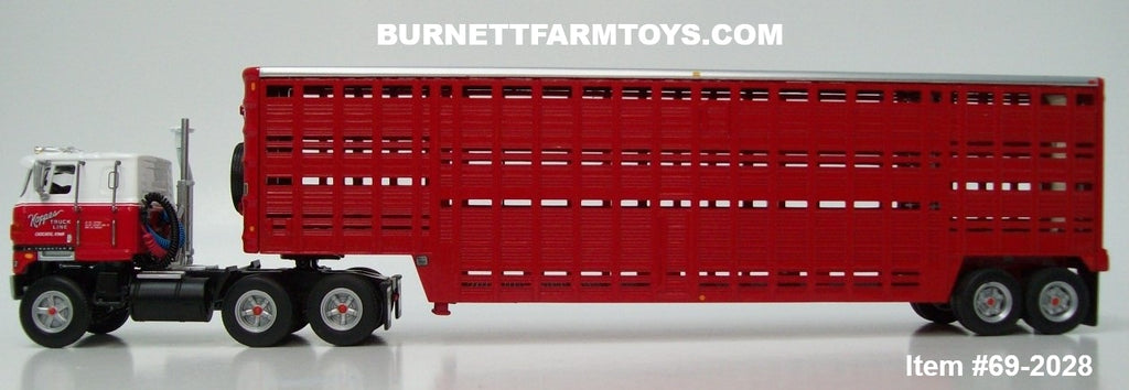 Item #69-2028 Koppes Truck Line White Red Black International